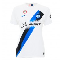 Camisa de time de futebol Inter Milan Juan Cuadrado #7 Replicas 2º Equipamento Feminina 2023-24 Manga Curta